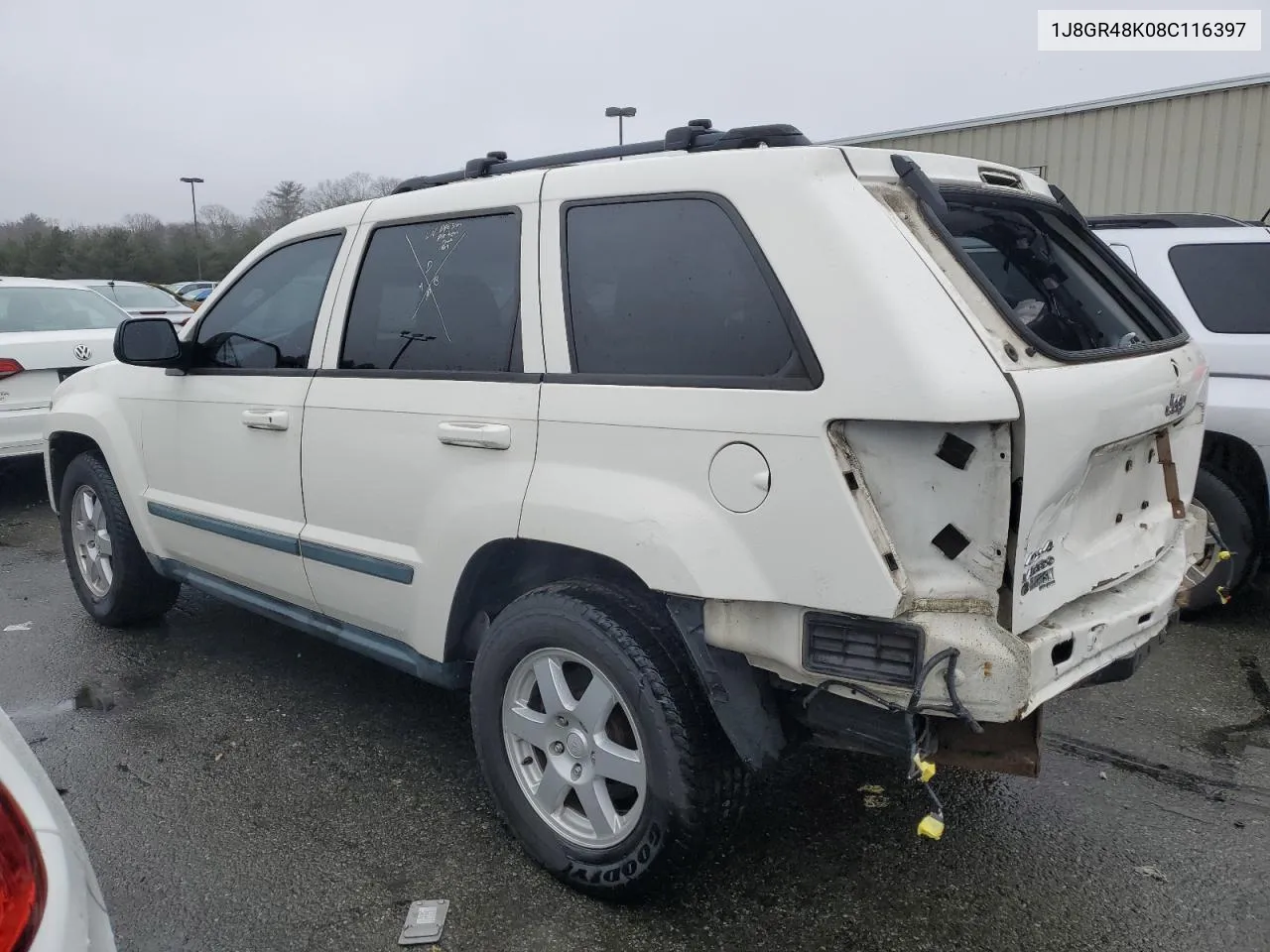 2008 Jeep Grand Cherokee Laredo VIN: 1J8GR48K08C116397 Lot: 38351174