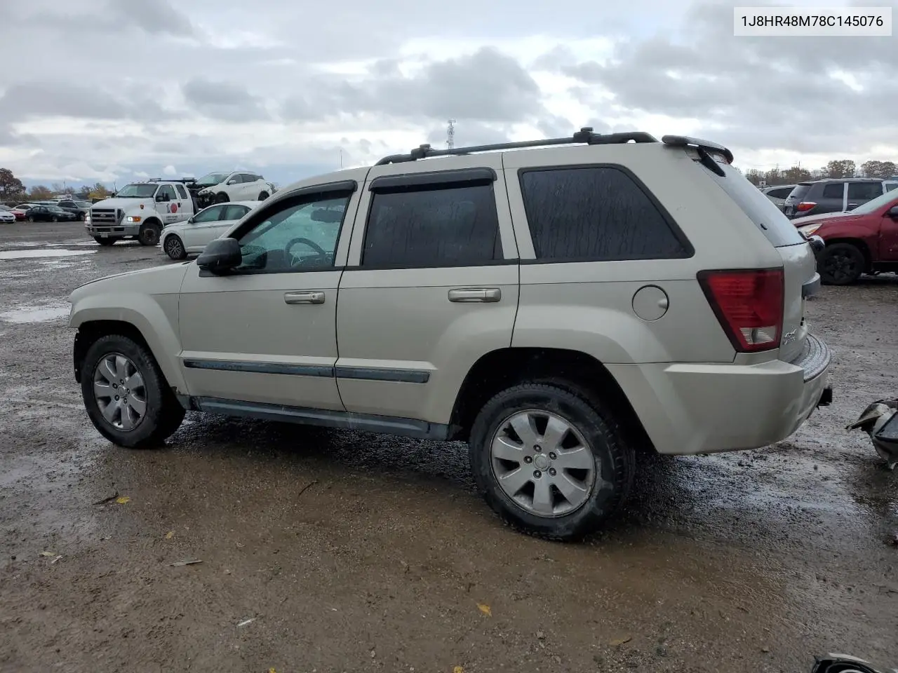 1J8HR48M78C145076 2008 Jeep Grand Cherokee Laredo