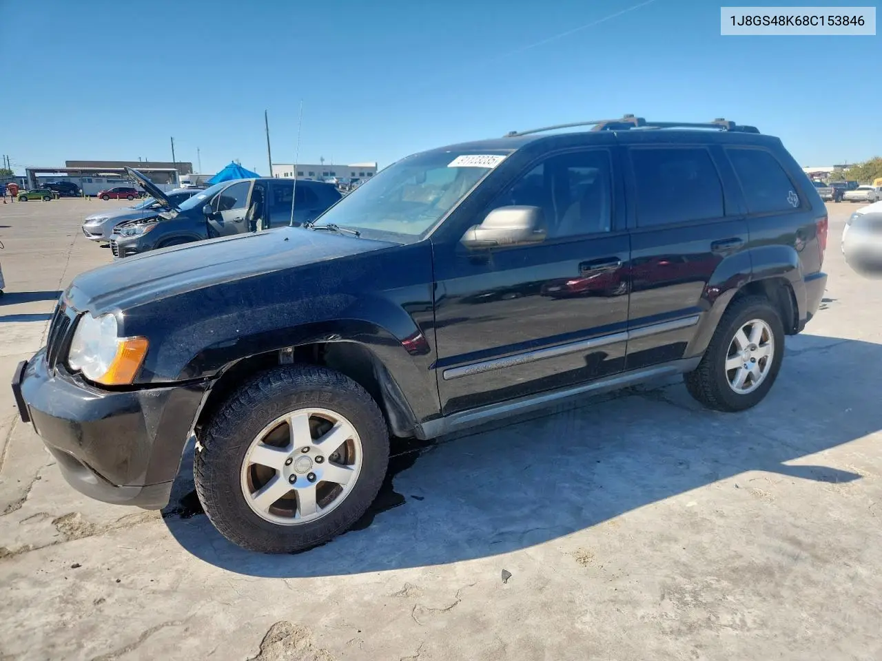 1J8GS48K68C153846 2008 Jeep Grand Cherokee Laredo