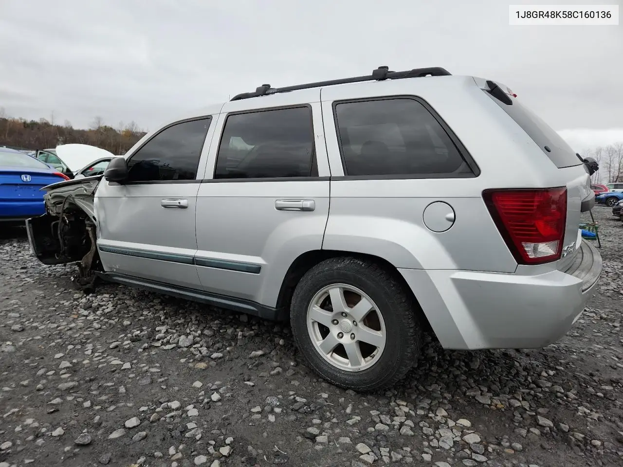 1J8GR48K58C160136 2008 Jeep Grand Cherokee Laredo