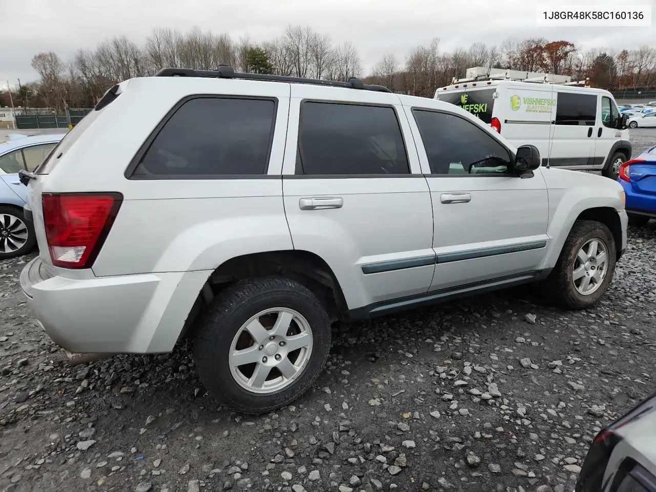 1J8GR48K58C160136 2008 Jeep Grand Cherokee Laredo