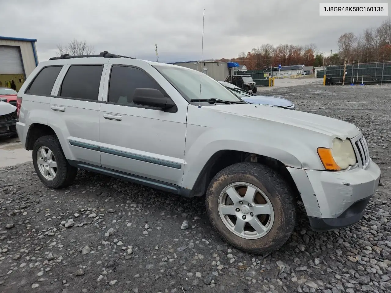 1J8GR48K58C160136 2008 Jeep Grand Cherokee Laredo