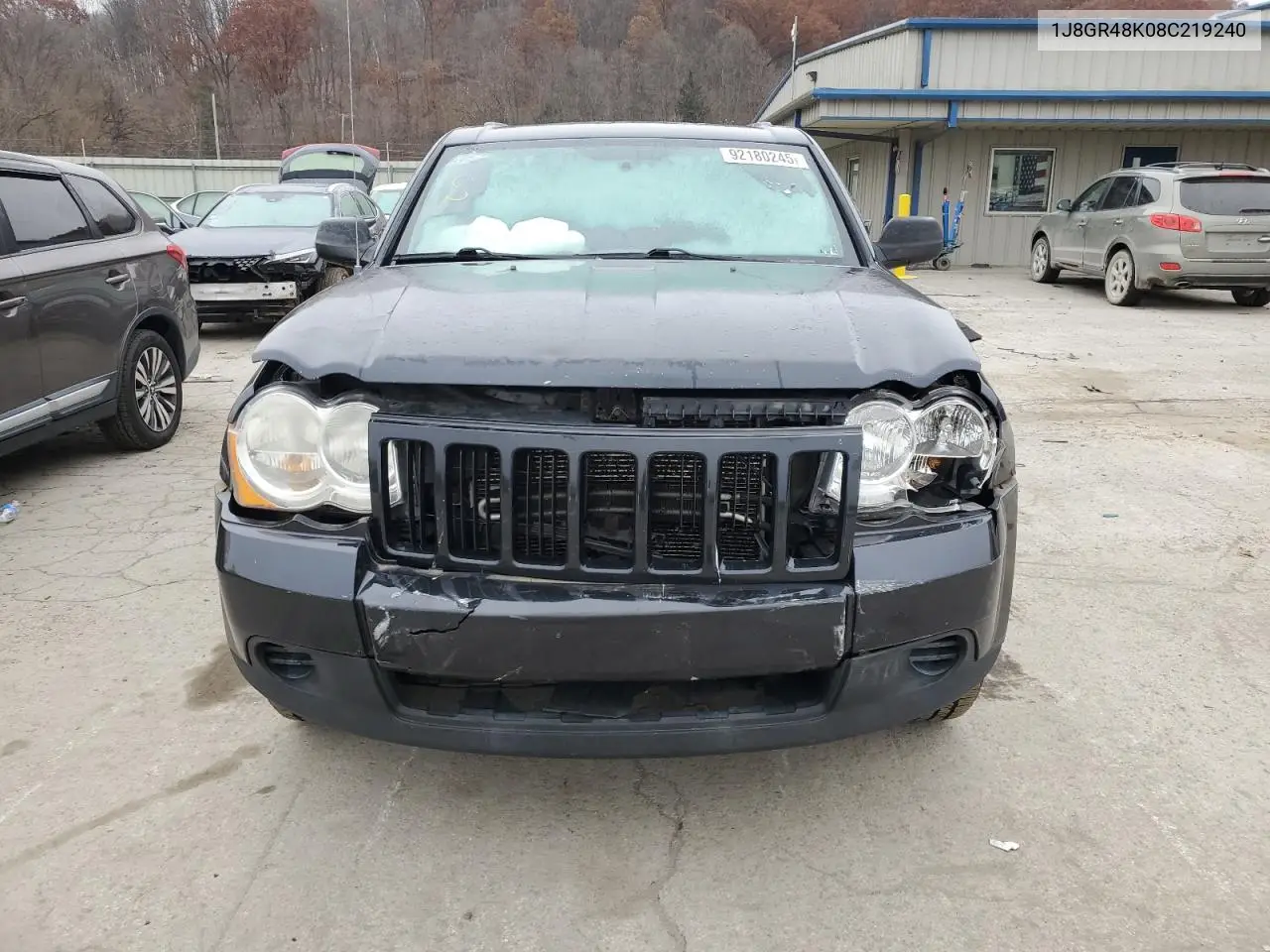 1J8GR48K08C219240 2008 Jeep Grand Cherokee Laredo