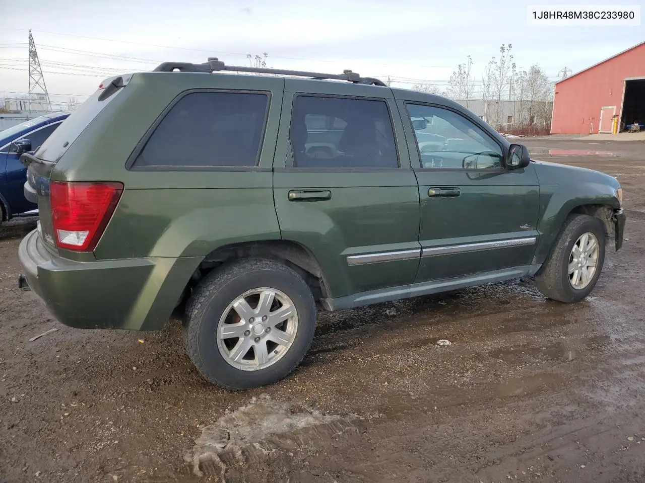 1J8HR48M38C233980 2008 Jeep Grand Cherokee Laredo