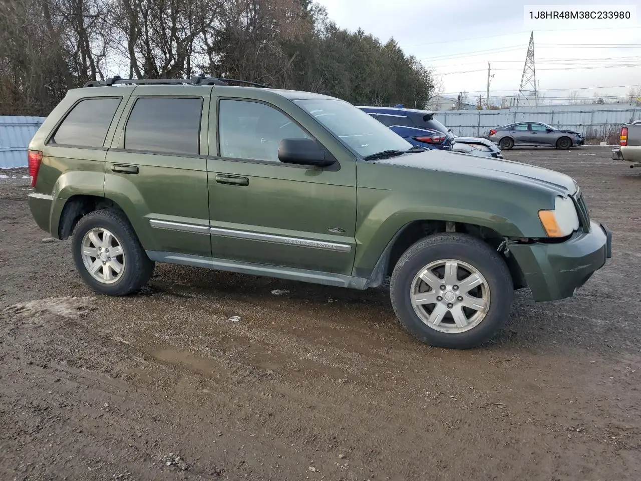 1J8HR48M38C233980 2008 Jeep Grand Cherokee Laredo