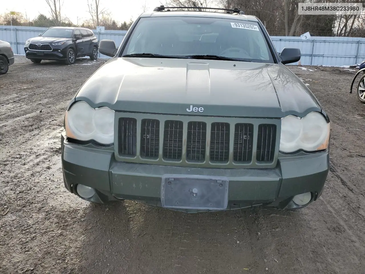 1J8HR48M38C233980 2008 Jeep Grand Cherokee Laredo