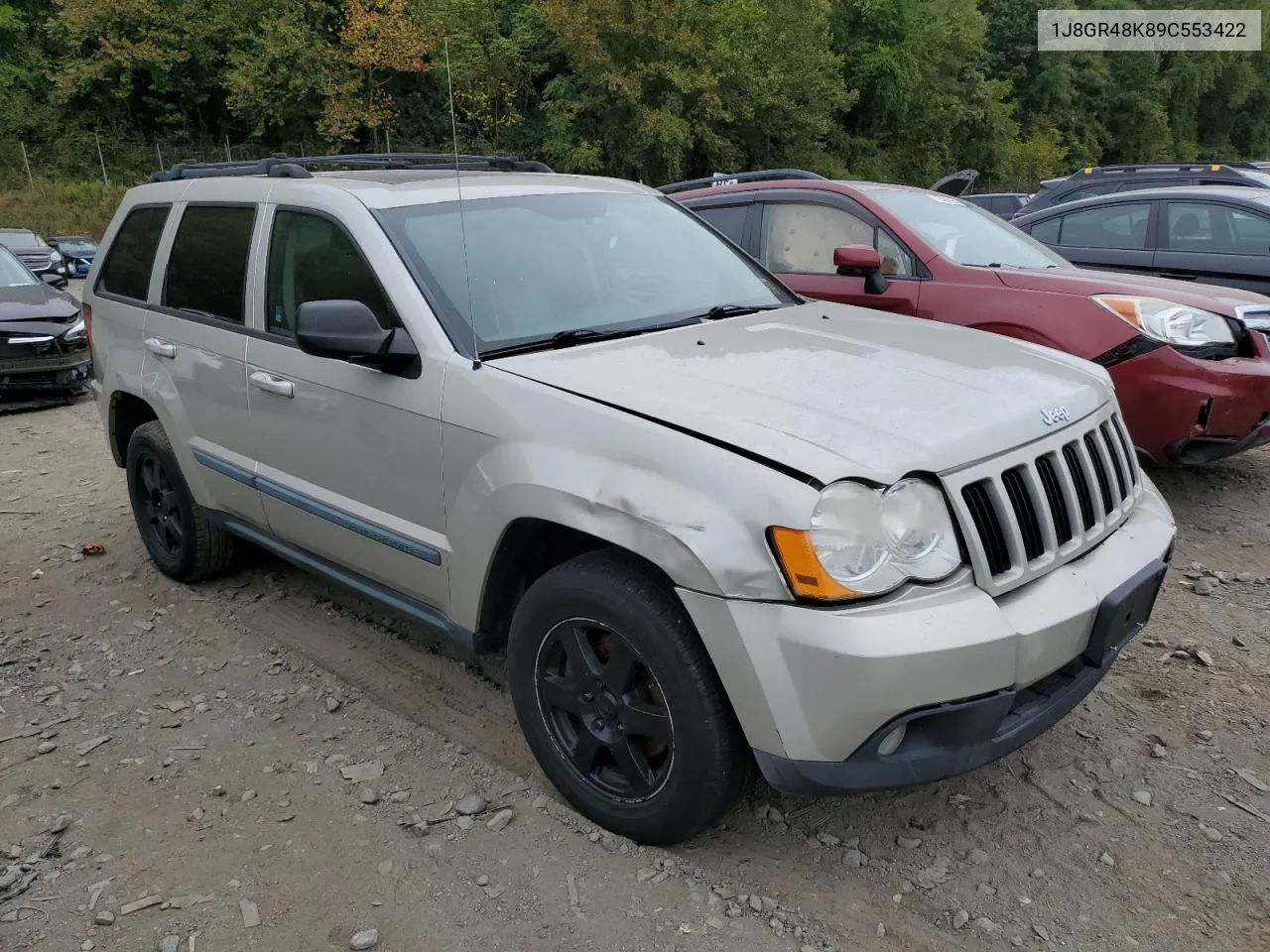 2009 Jeep Grand Cherokee Laredo VIN: 1J8GR48K89C553422 Lot: 72781394