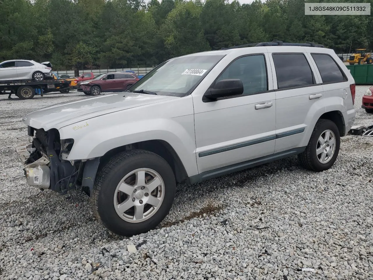 1J8GS48K09C511332 2009 Jeep Grand Cherokee Laredo