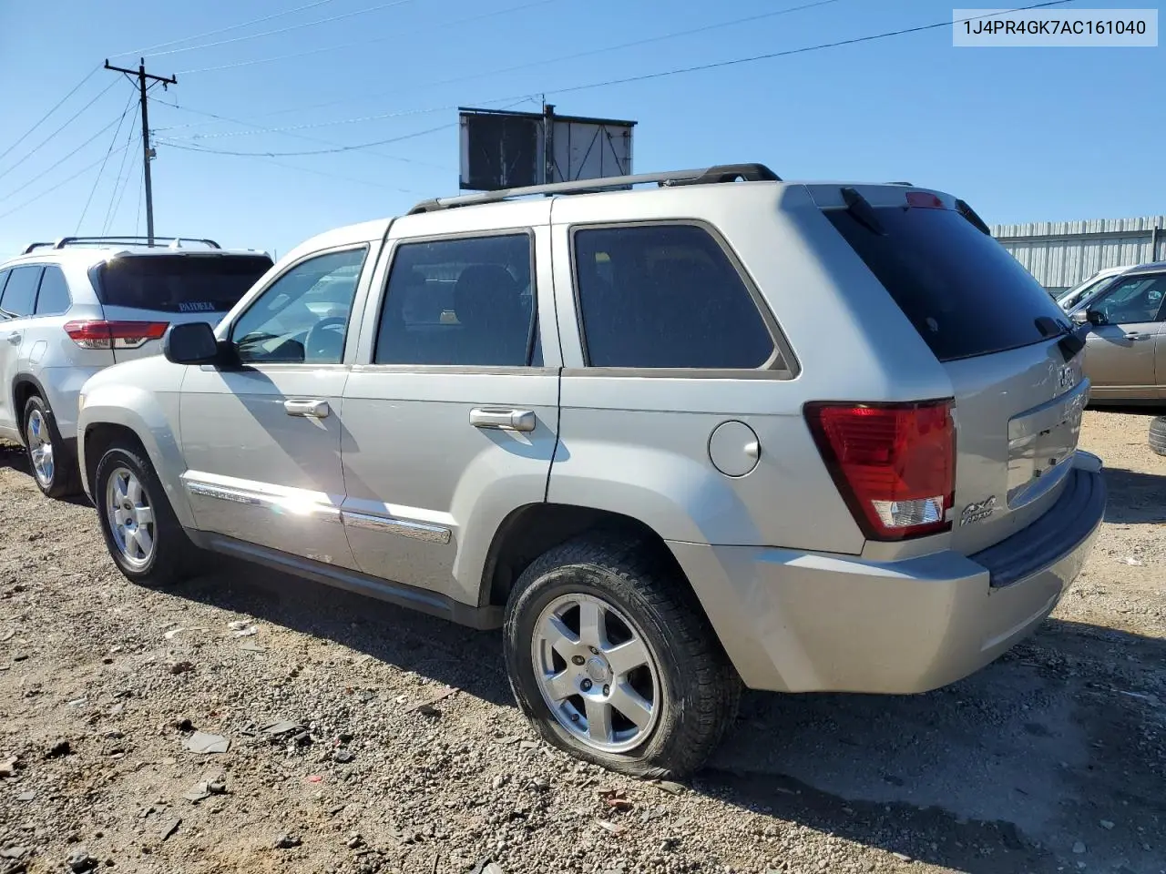 1J4PR4GK7AC161040 2010 Jeep Grand Cherokee Laredo
