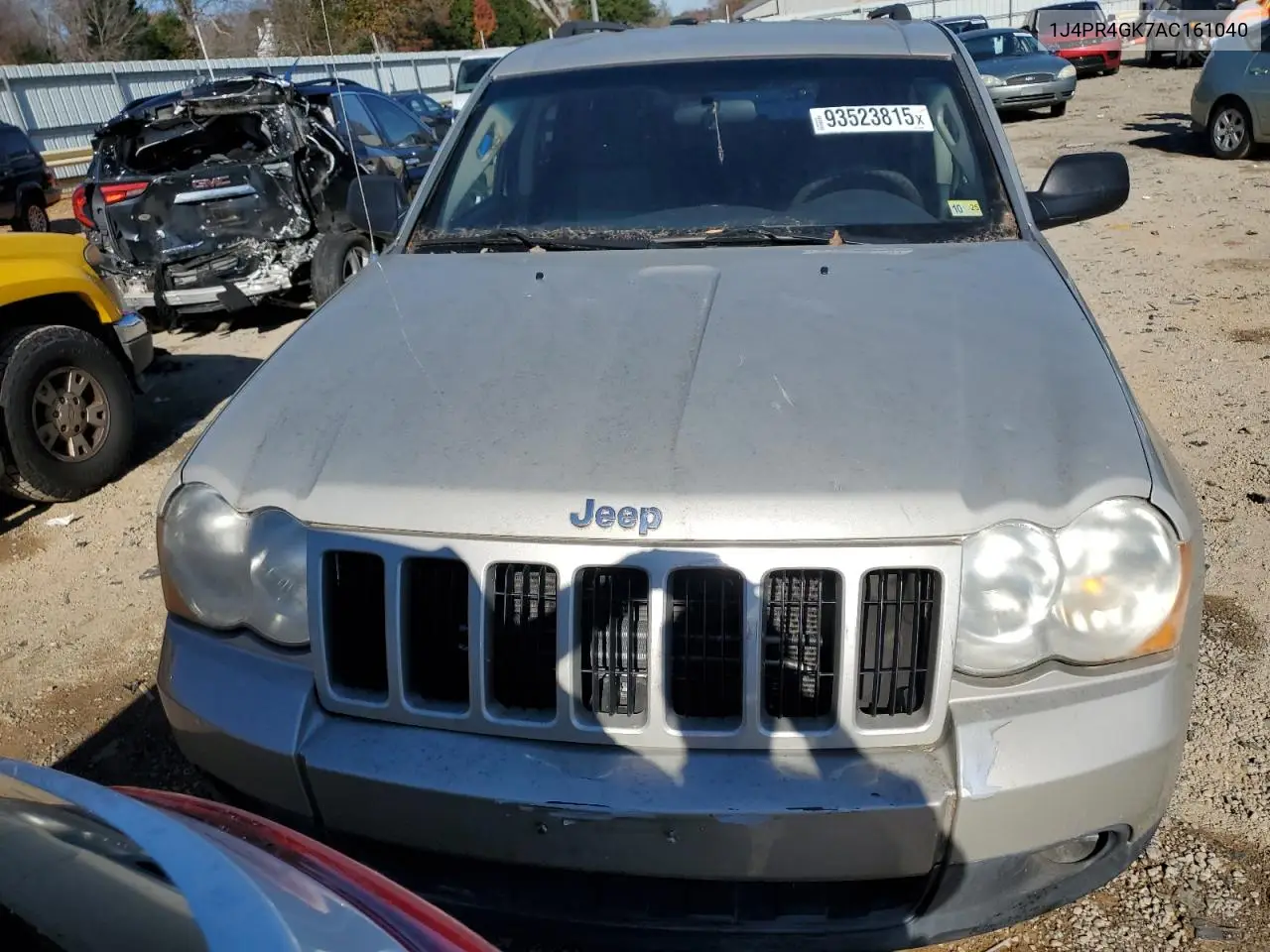 1J4PR4GK7AC161040 2010 Jeep Grand Cherokee Laredo