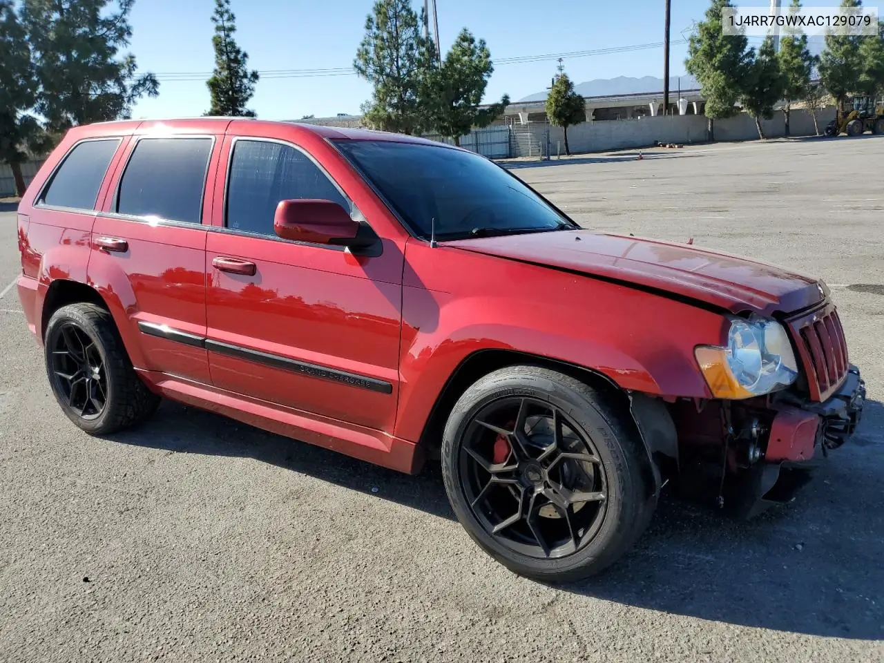 1J4RR7GWXAC129079 2010 Jeep Grand Cherokee Srt-8