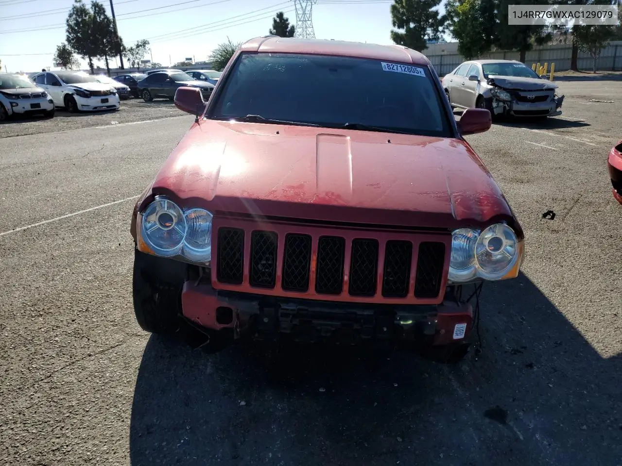 1J4RR7GWXAC129079 2010 Jeep Grand Cherokee Srt-8