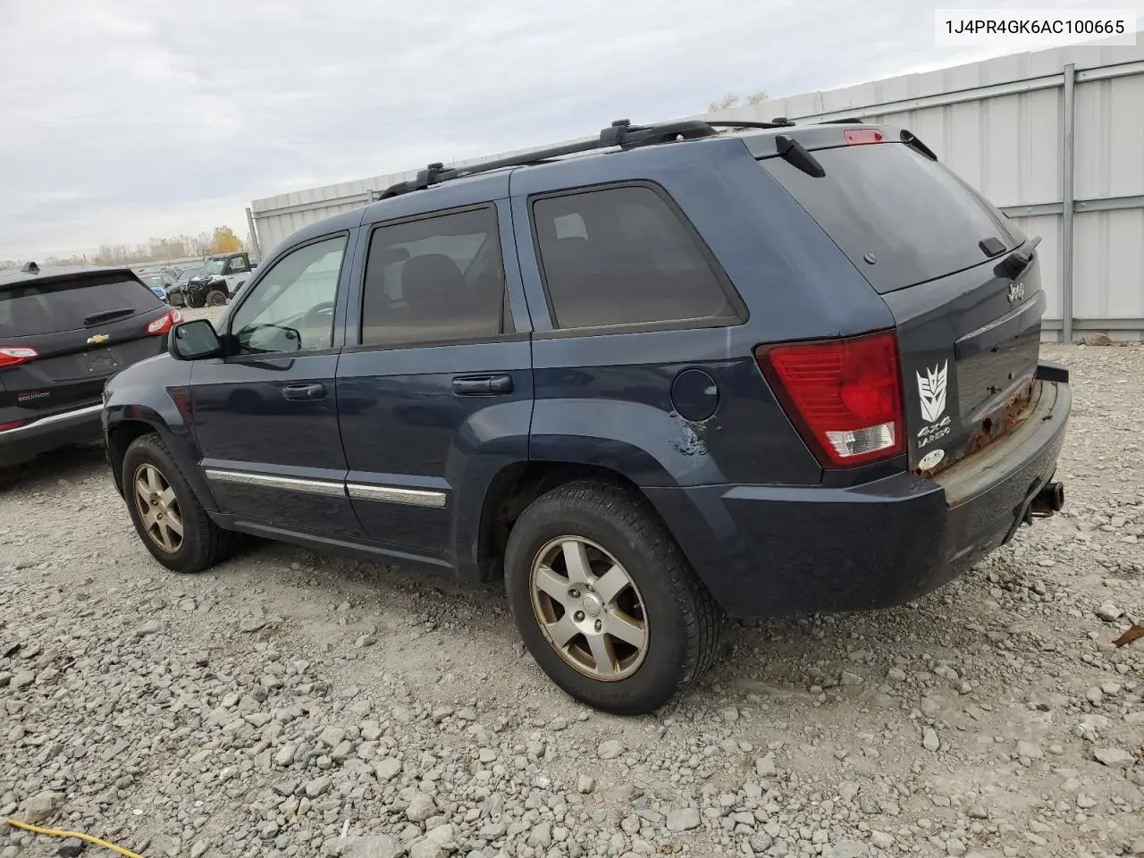 1J4PR4GK6AC100665 2010 Jeep Grand Cherokee Laredo