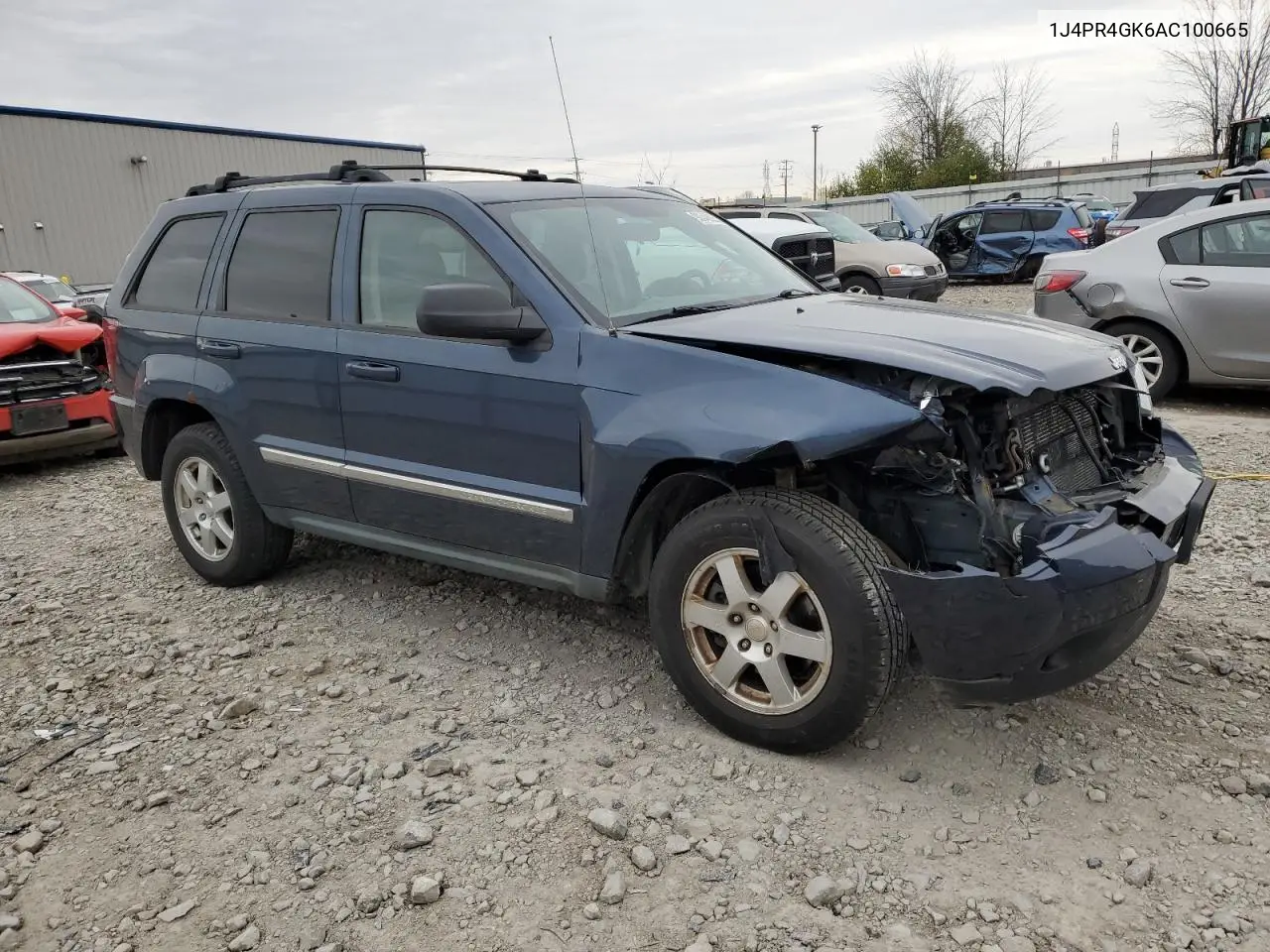 1J4PR4GK6AC100665 2010 Jeep Grand Cherokee Laredo