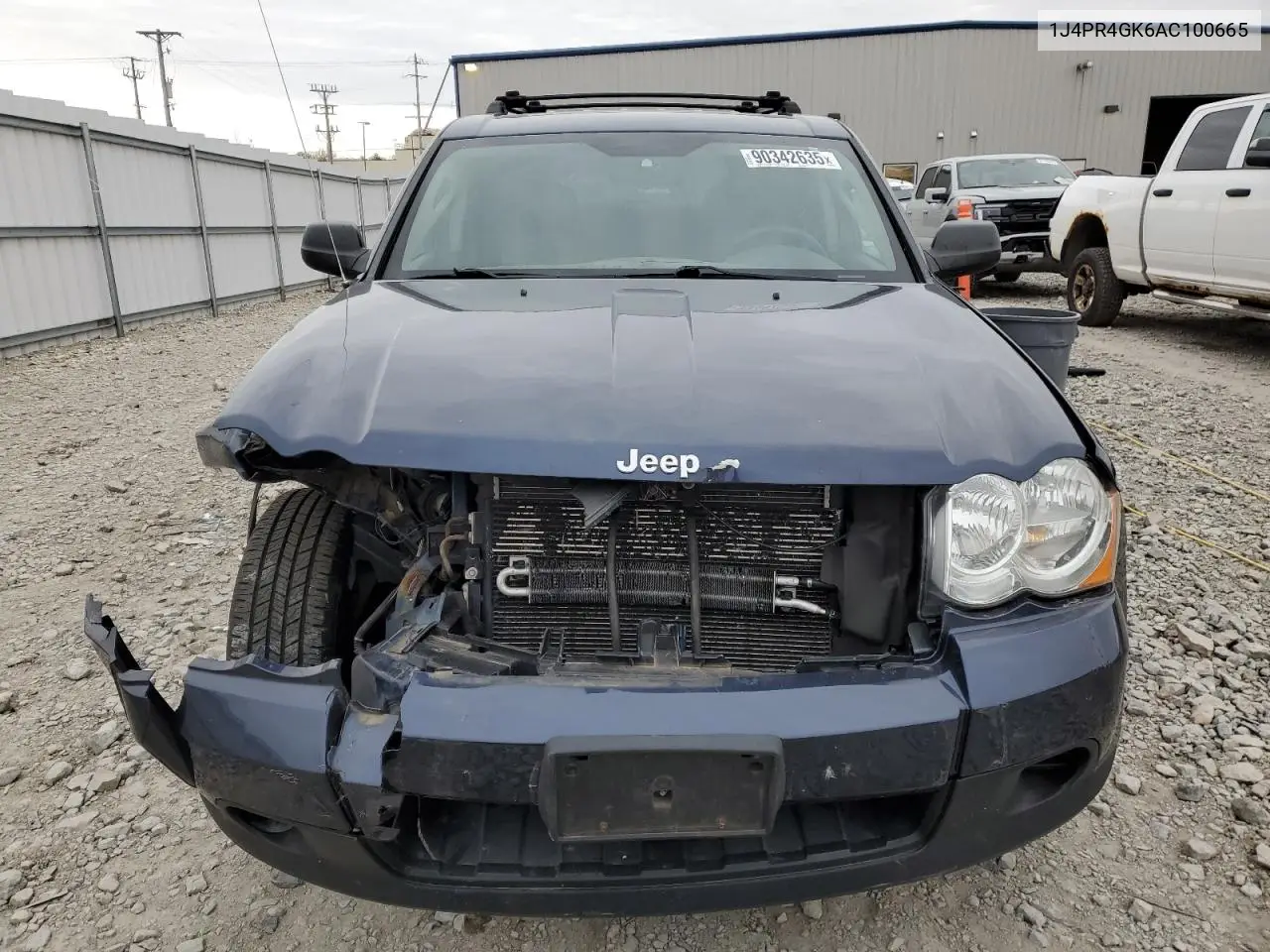 1J4PR4GK6AC100665 2010 Jeep Grand Cherokee Laredo