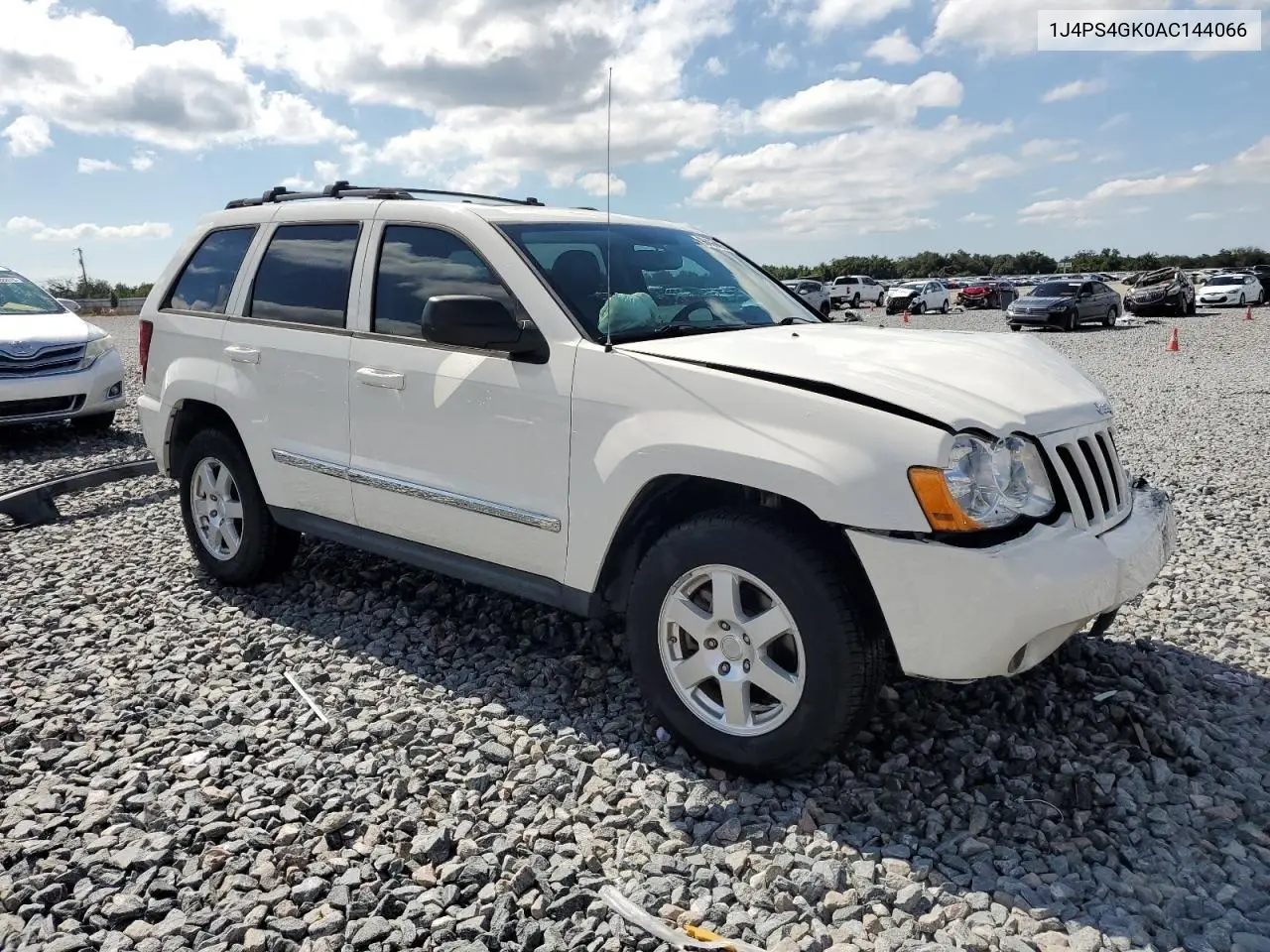 1J4PS4GK0AC144066 2010 Jeep Grand Cherokee Laredo