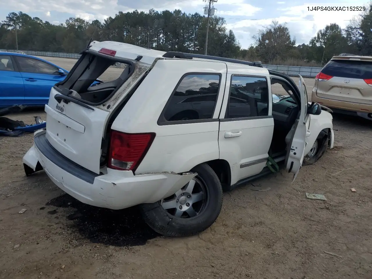1J4PS4GKXAC152529 2010 Jeep Grand Cherokee Laredo