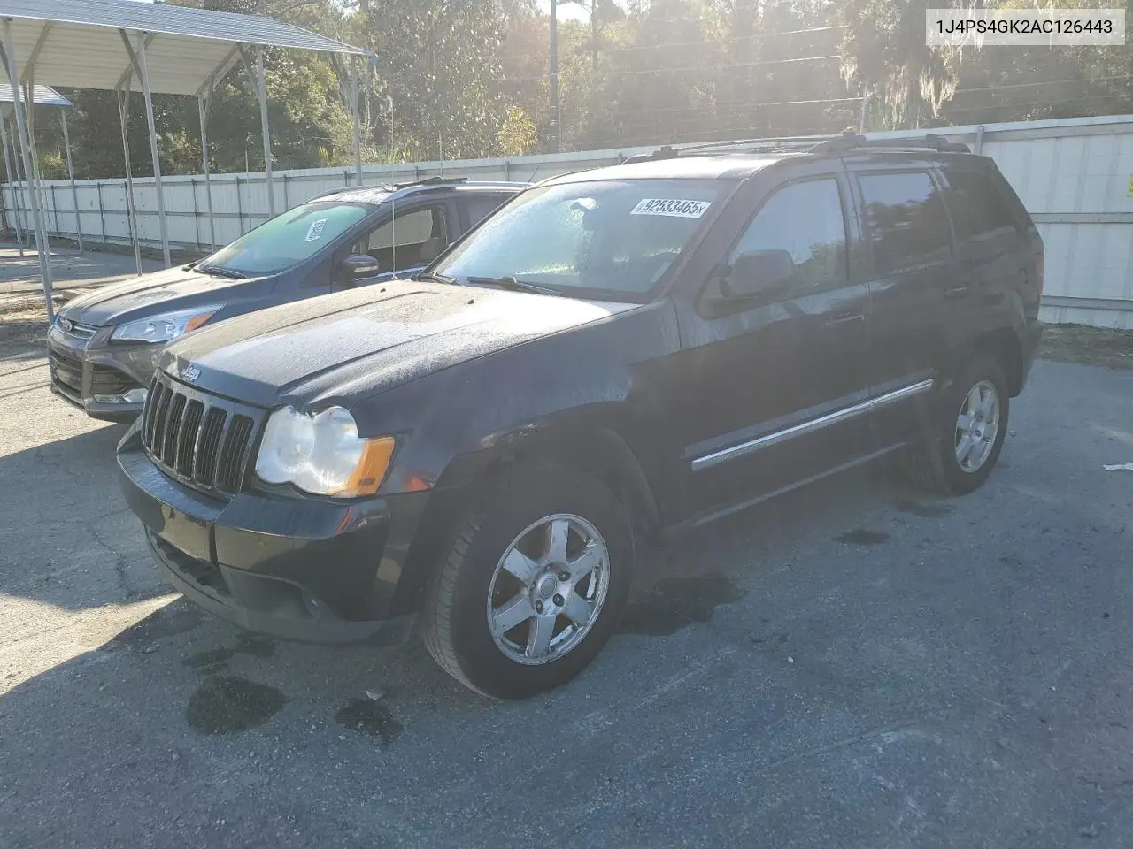 1J4PS4GK2AC126443 2010 Jeep Grand Cherokee Laredo