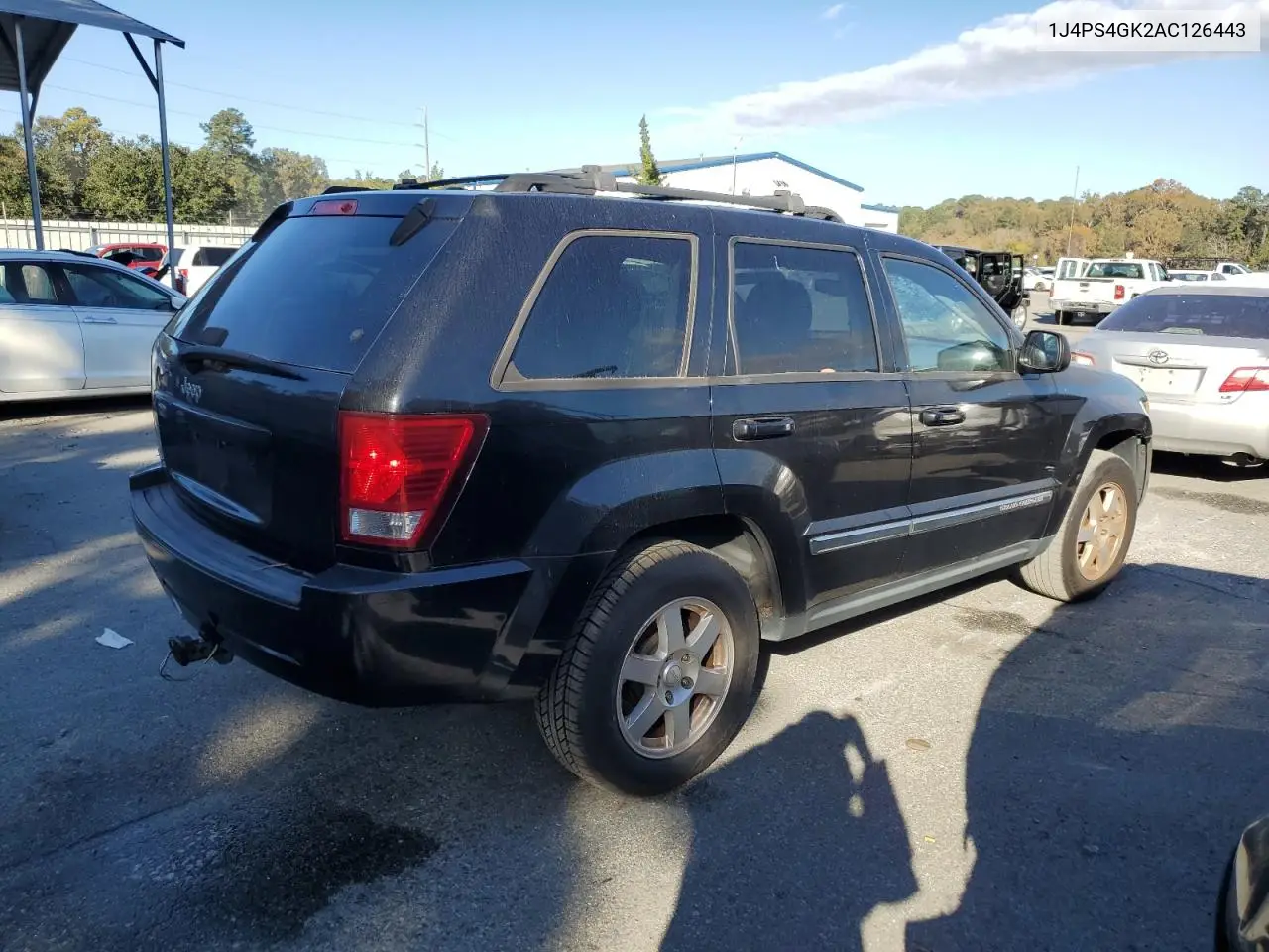 1J4PS4GK2AC126443 2010 Jeep Grand Cherokee Laredo