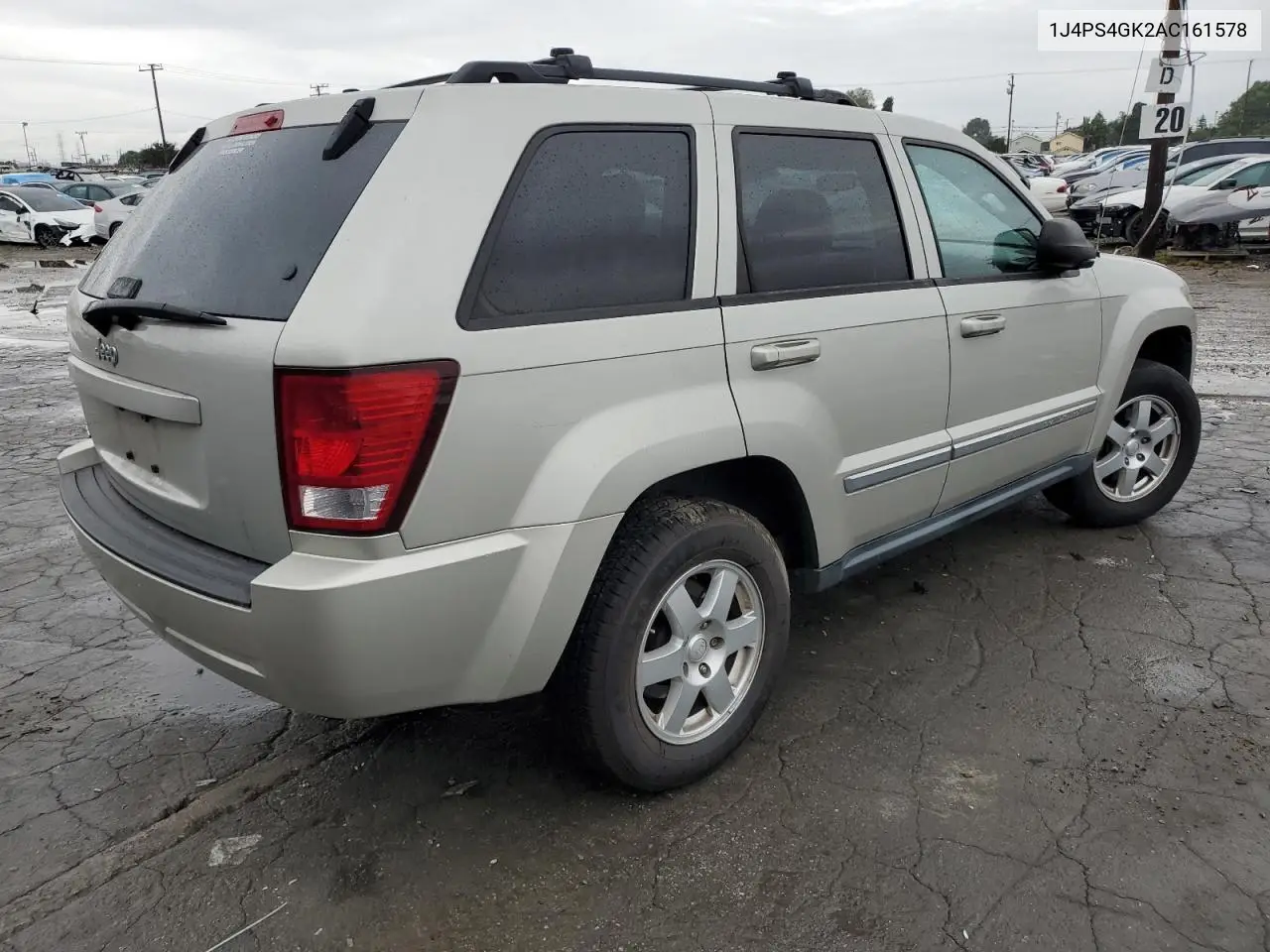 1J4PS4GK2AC161578 2010 Jeep Grand Cherokee Laredo