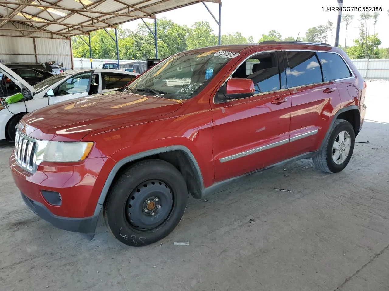 2011 Jeep Grand Cherokee Laredo VIN: 1J4RR4GG7BC552386 Lot: 55480164