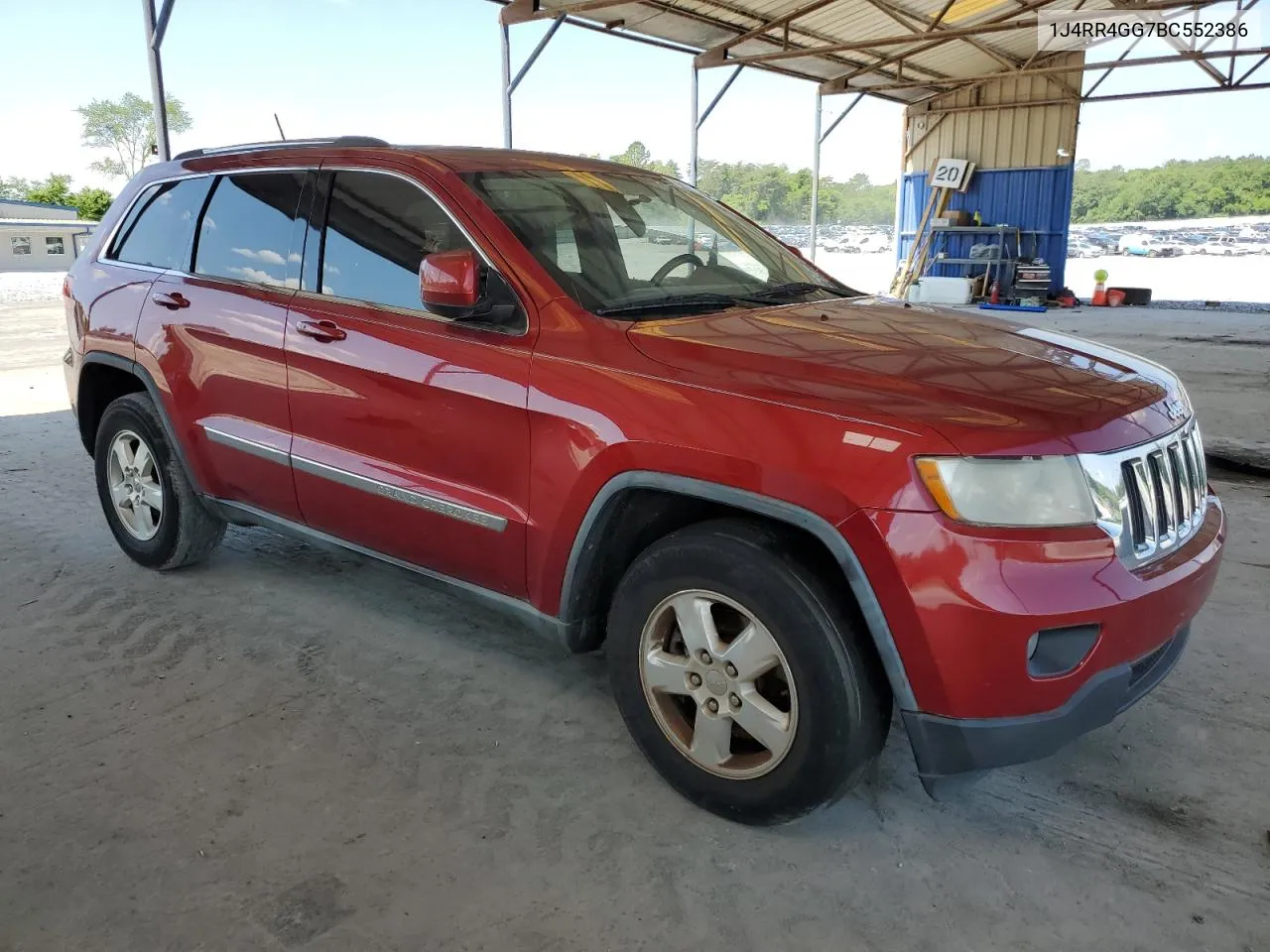 2011 Jeep Grand Cherokee Laredo VIN: 1J4RR4GG7BC552386 Lot: 55480164