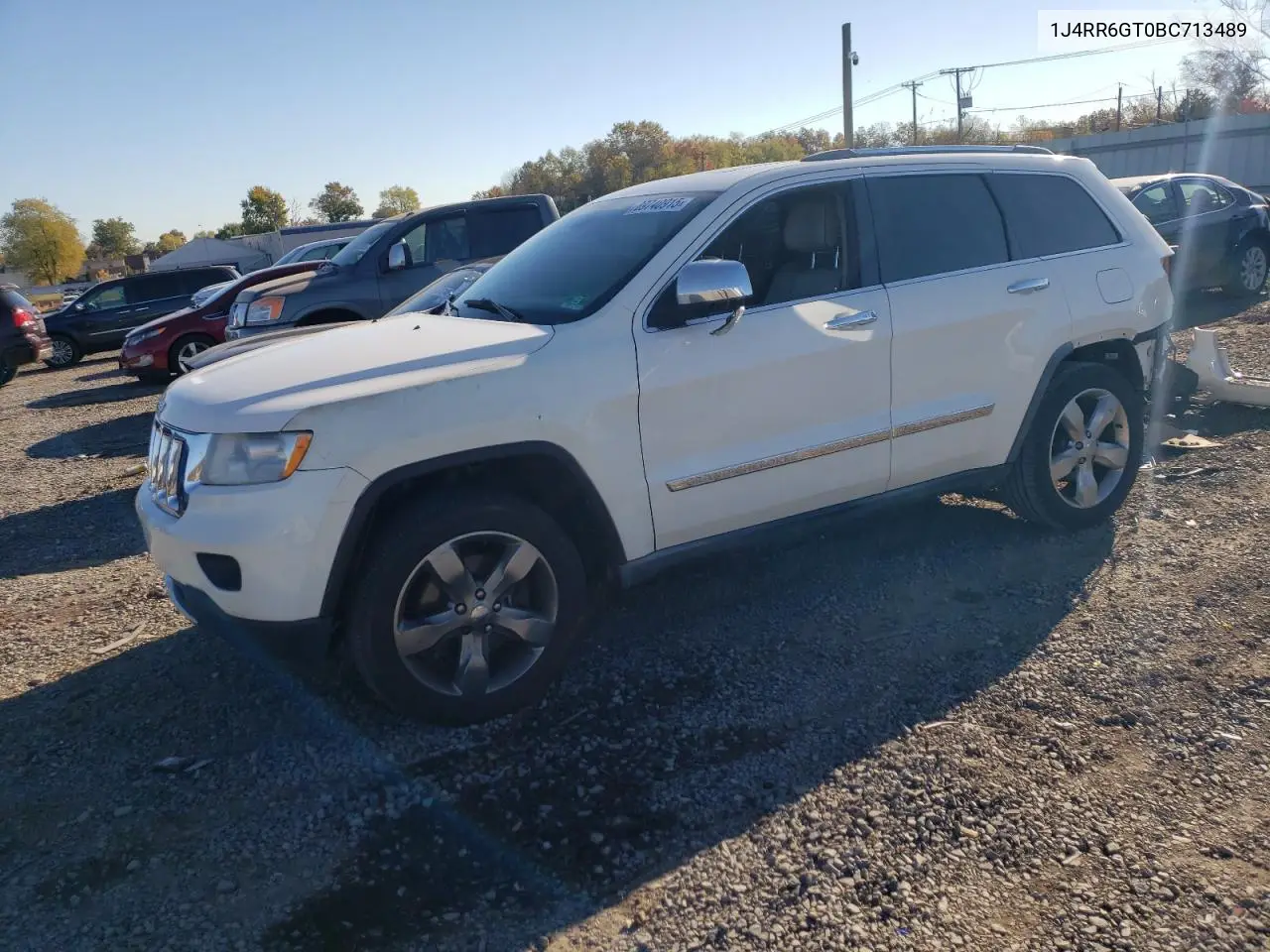 1J4RR6GT0BC713489 2011 Jeep Grand Cherokee Overland
