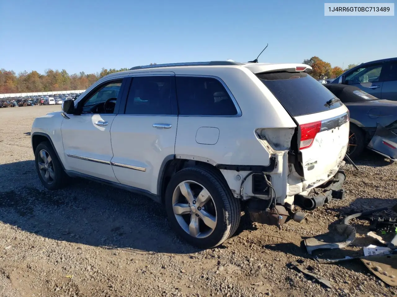 1J4RR6GT0BC713489 2011 Jeep Grand Cherokee Overland