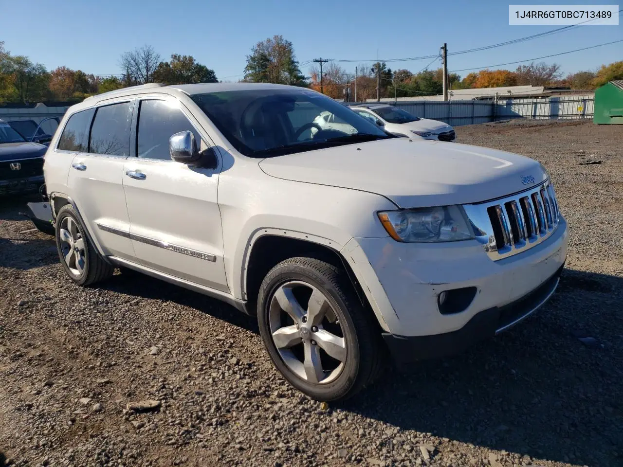 1J4RR6GT0BC713489 2011 Jeep Grand Cherokee Overland