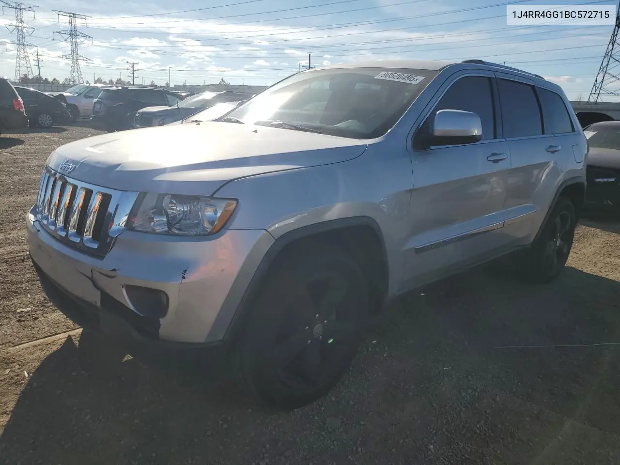 1J4RR4GG1BC572715 2011 Jeep Grand Cherokee Laredo