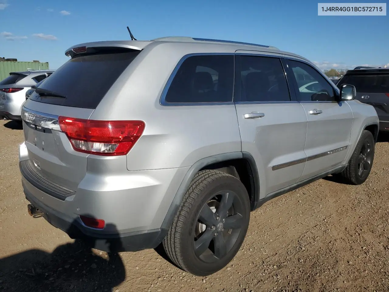 1J4RR4GG1BC572715 2011 Jeep Grand Cherokee Laredo