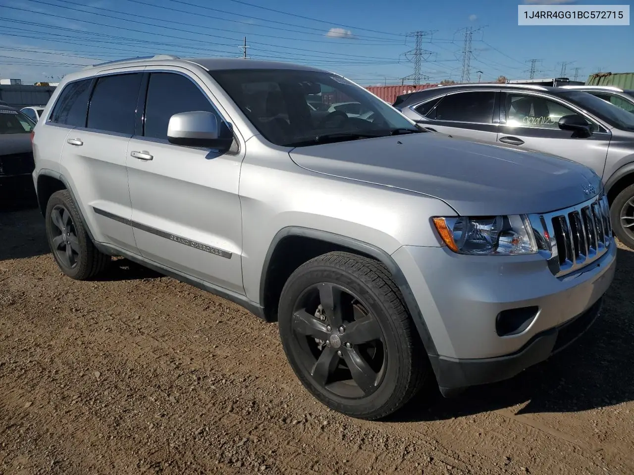 1J4RR4GG1BC572715 2011 Jeep Grand Cherokee Laredo