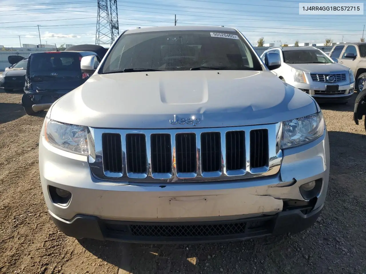 1J4RR4GG1BC572715 2011 Jeep Grand Cherokee Laredo