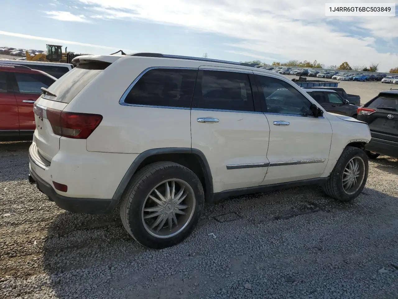 1J4RR6GT6BC503849 2011 Jeep Grand Cherokee Overland