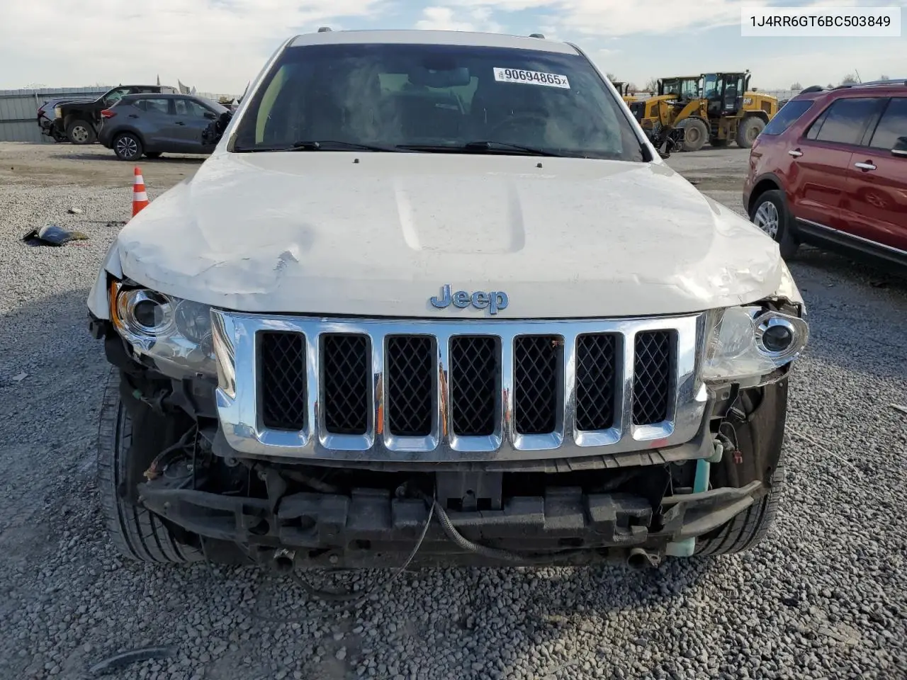 1J4RR6GT6BC503849 2011 Jeep Grand Cherokee Overland