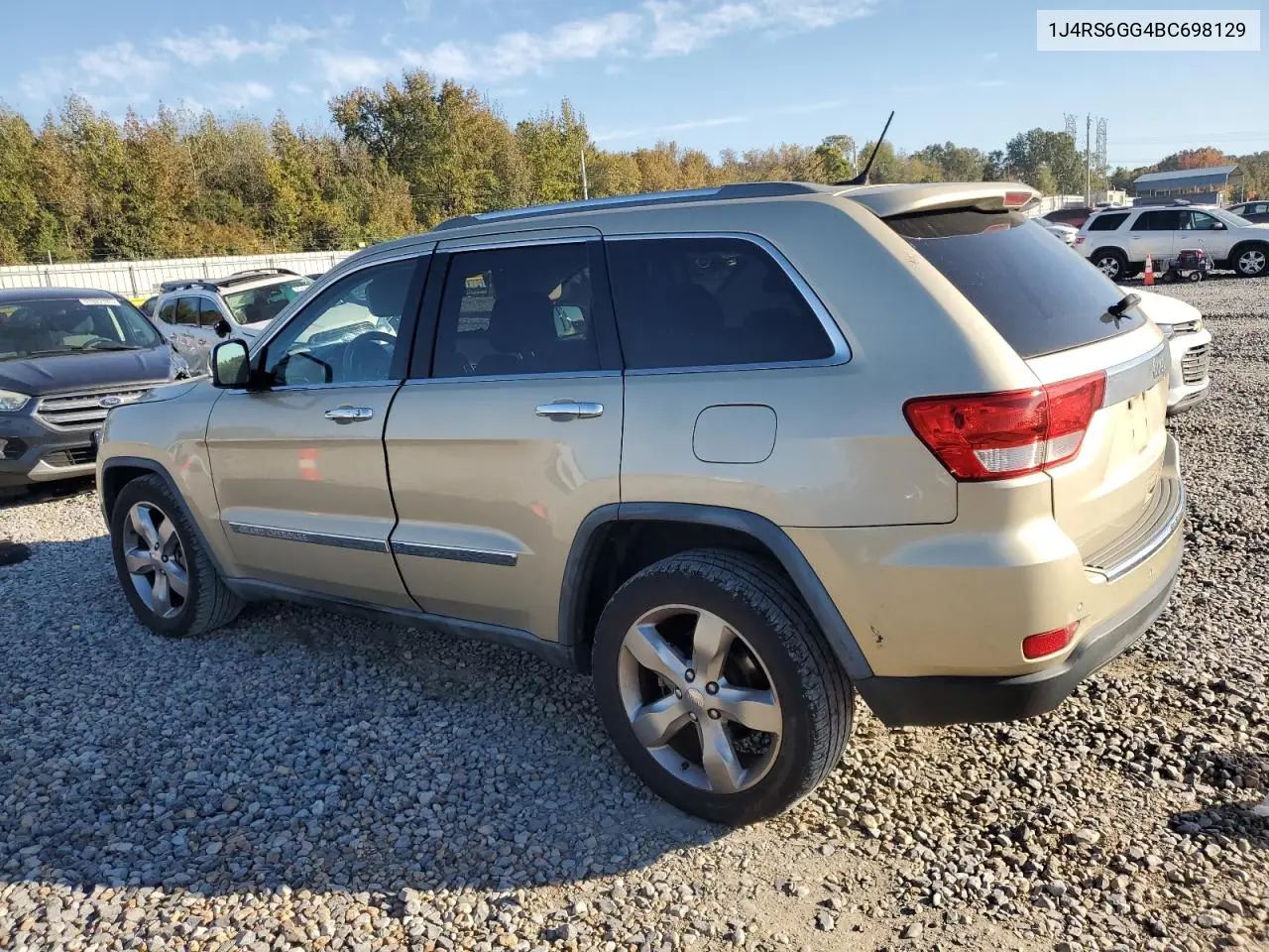 1J4RS6GG4BC698129 2011 Jeep Grand Cherokee Overland