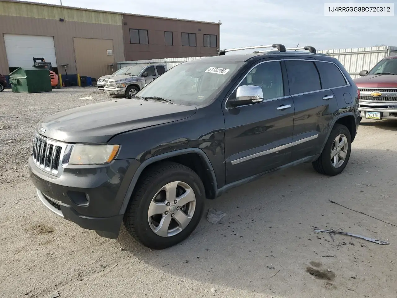 1J4RR5GG8BC726312 2011 Jeep Grand Cherokee Limited