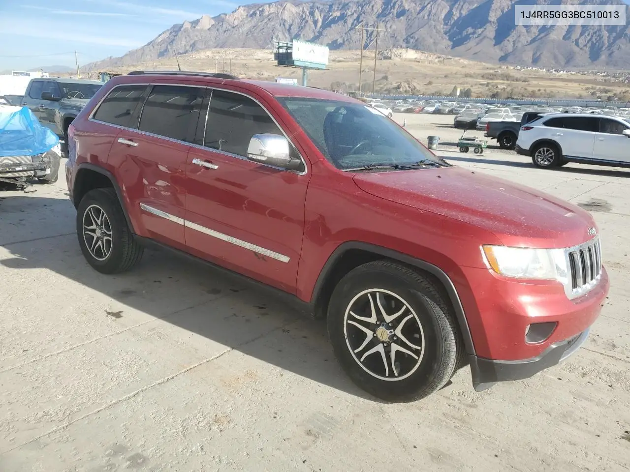 1J4RR5GG3BC510013 2011 Jeep Grand Cherokee Limited
