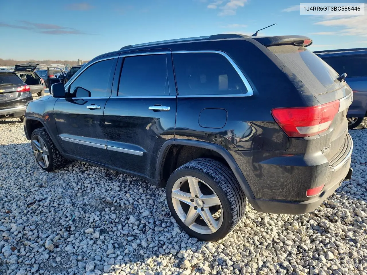 1J4RR6GT3BC586446 2011 Jeep Grand Cherokee Overland