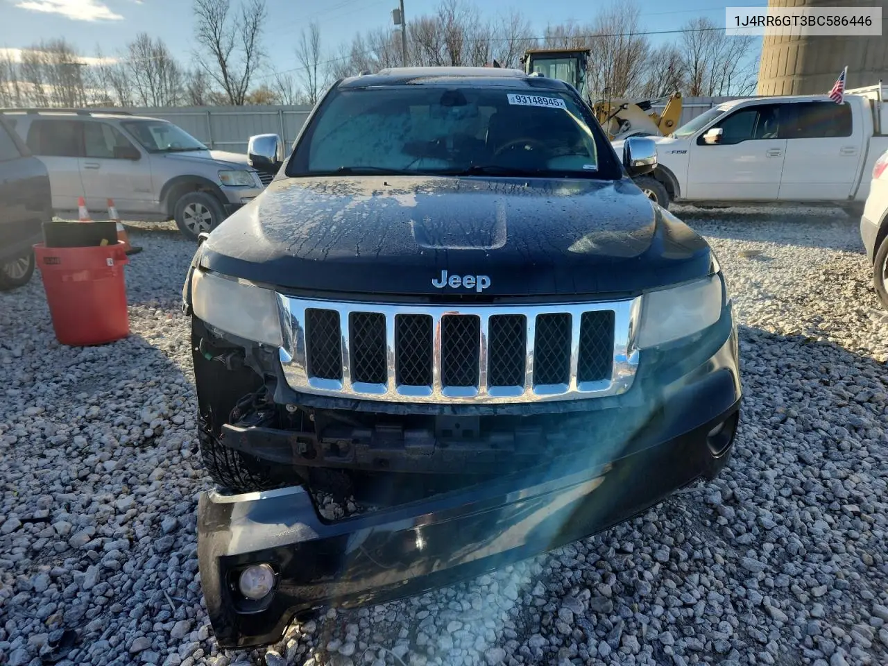 1J4RR6GT3BC586446 2011 Jeep Grand Cherokee Overland