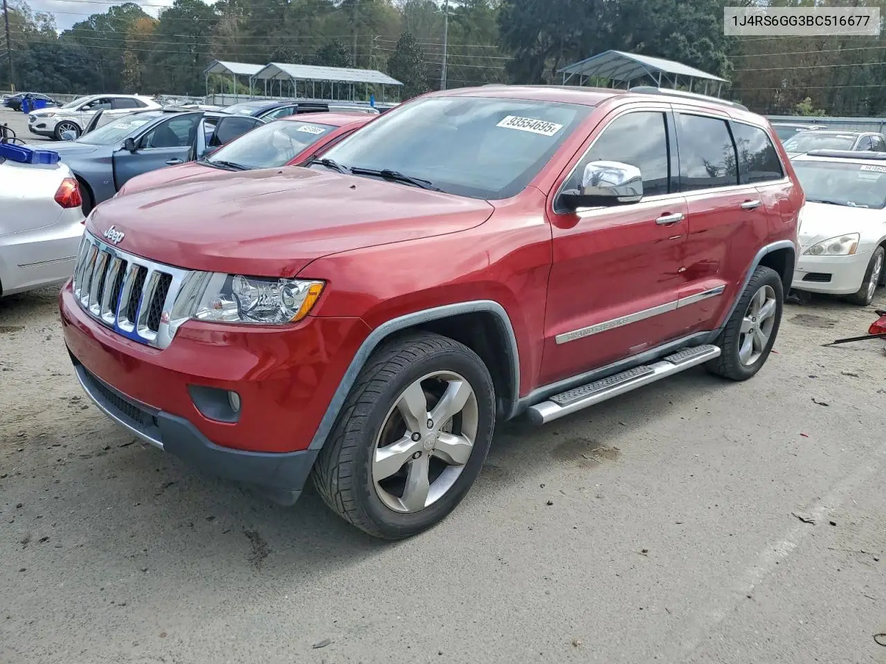 1J4RS6GG3BC516677 2011 Jeep Grand Cherokee Overland