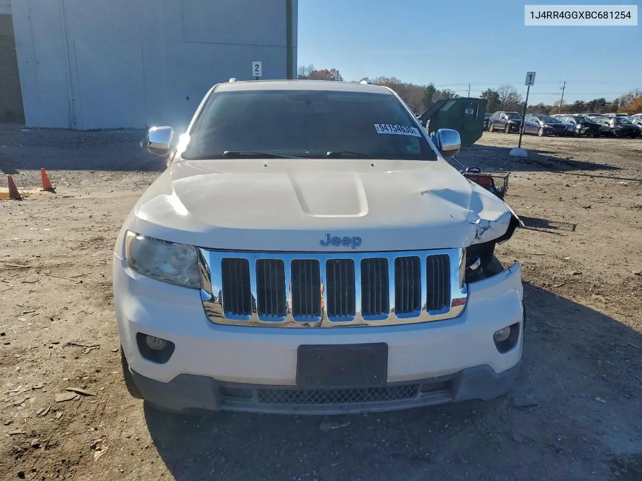 1J4RR4GGXBC681254 2011 Jeep Grand Cherokee Laredo