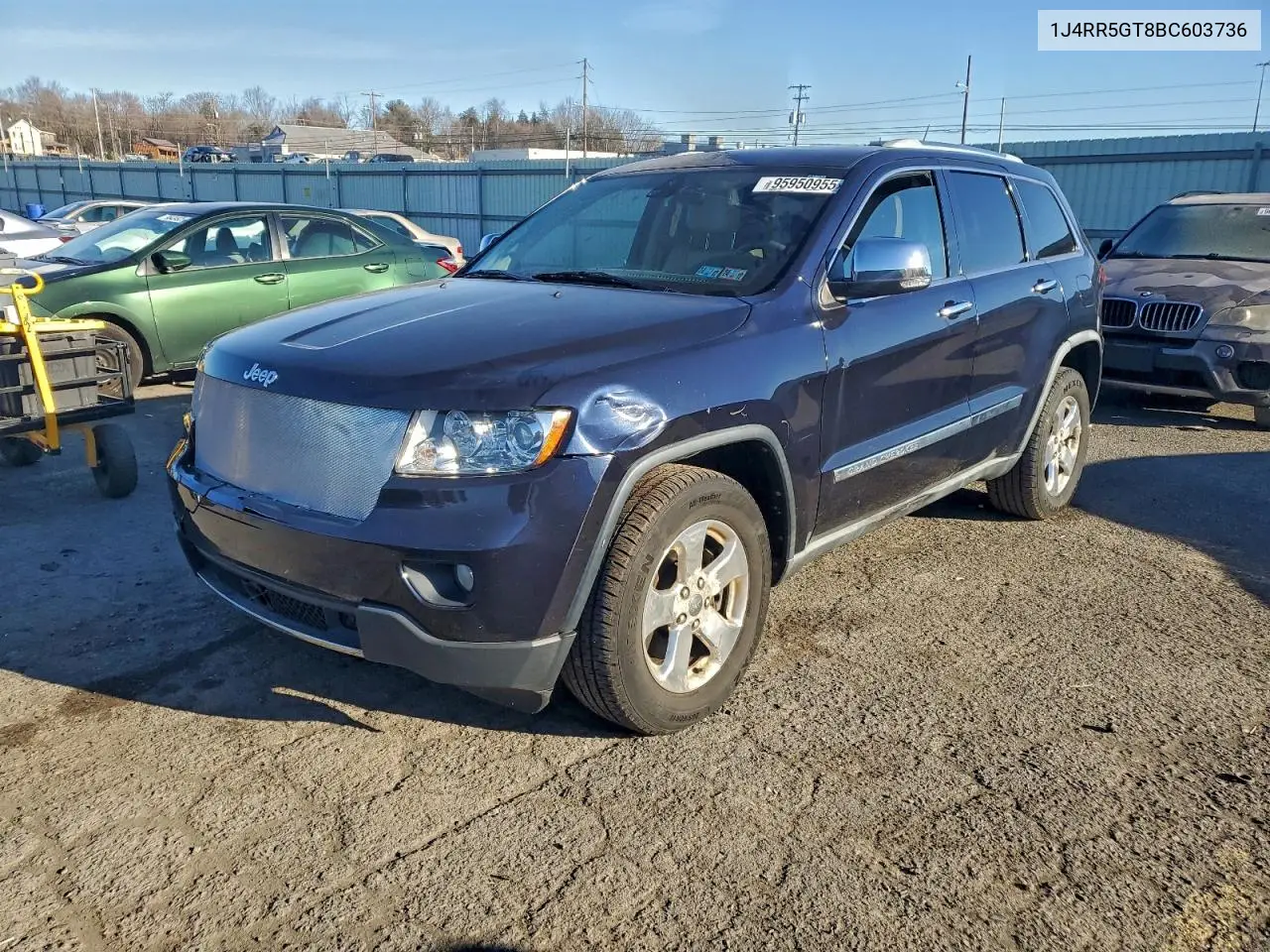1J4RR5GT8BC603736 2011 Jeep Grand Cherokee Limited