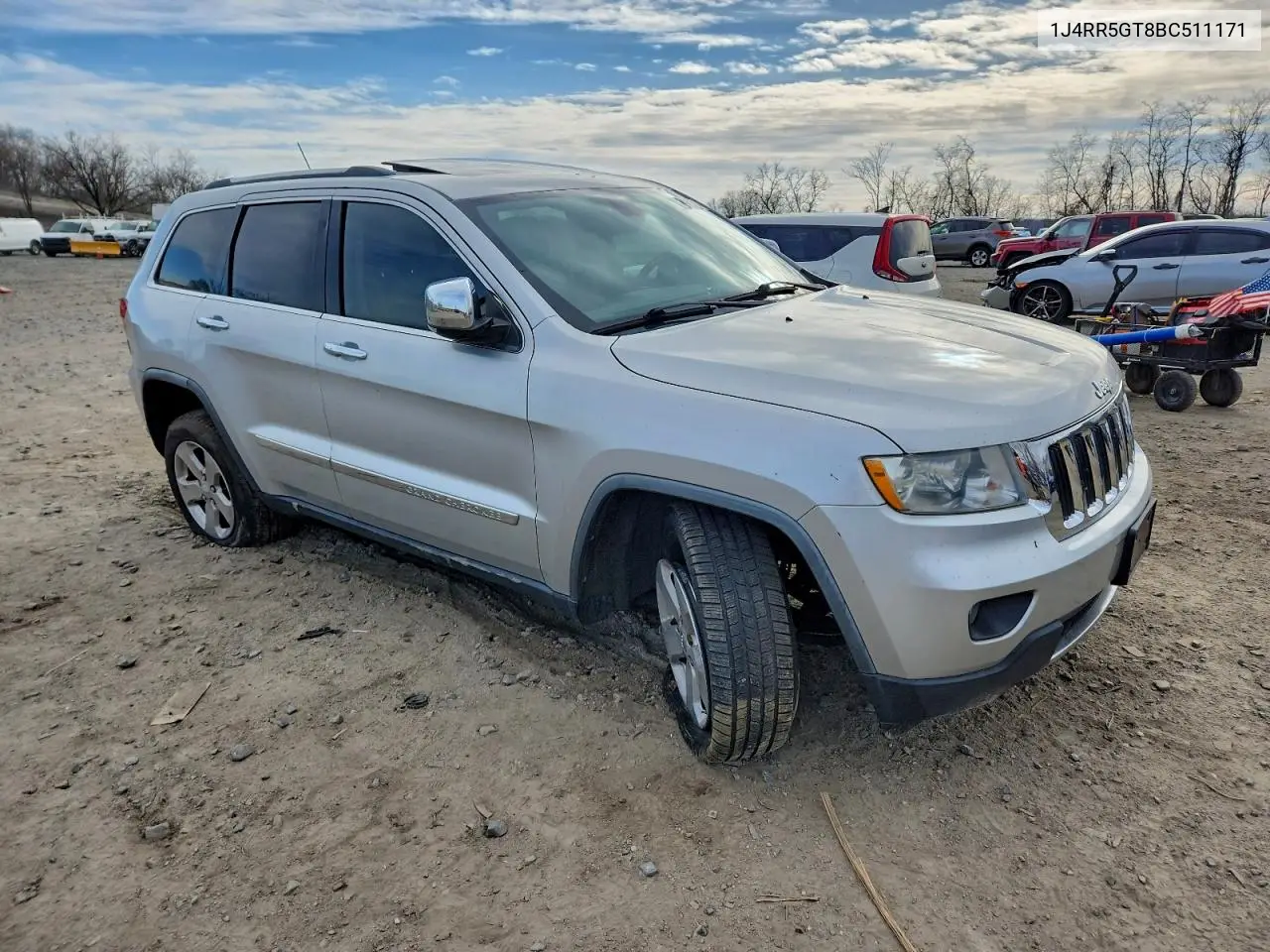 1J4RR5GT8BC511171 2011 Jeep Grand Cherokee Limited