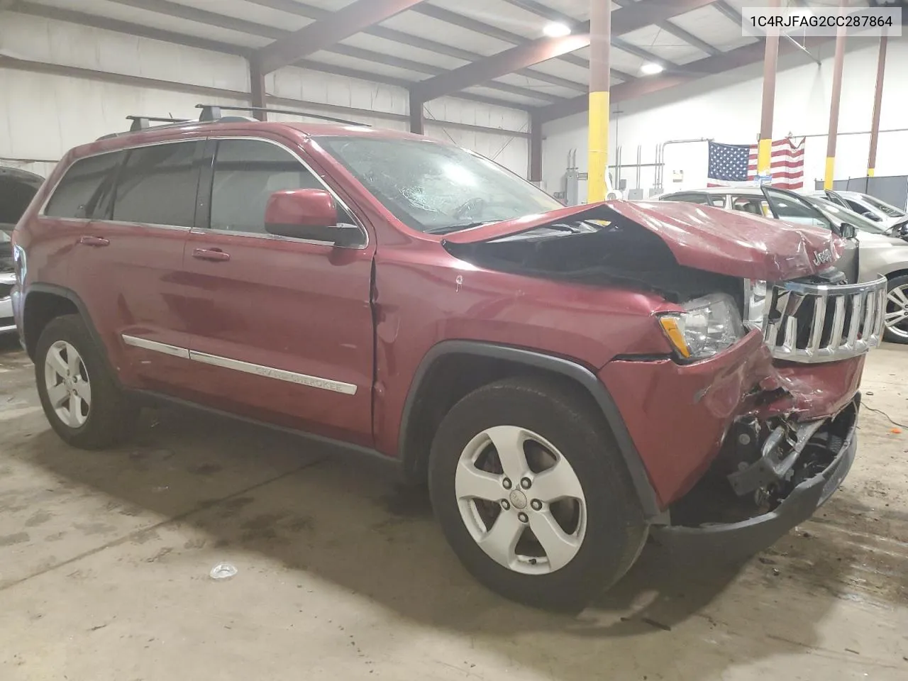 2012 Jeep Grand Cherokee Laredo VIN: 1C4RJFAG2CC287864 Lot: 54953844