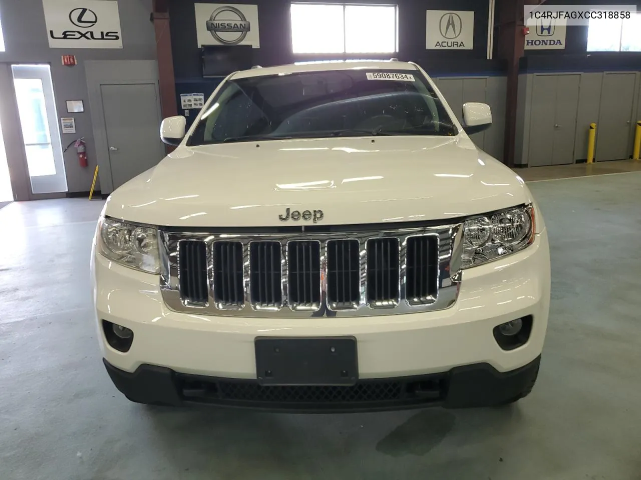 2012 Jeep Grand Cherokee Laredo VIN: 1C4RJFAGXCC318858 Lot: 59087634