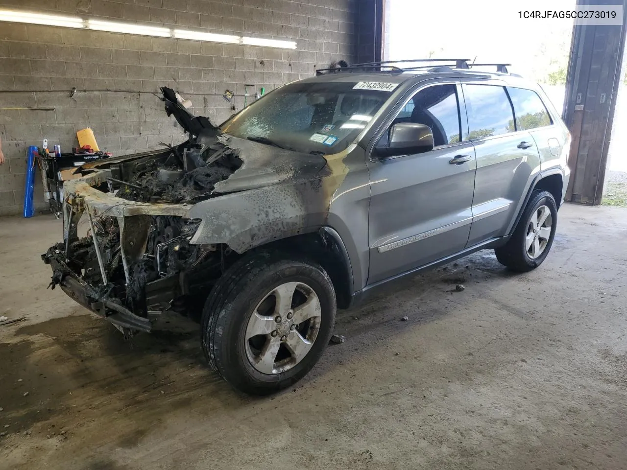 1C4RJFAG5CC273019 2012 Jeep Grand Cherokee Laredo