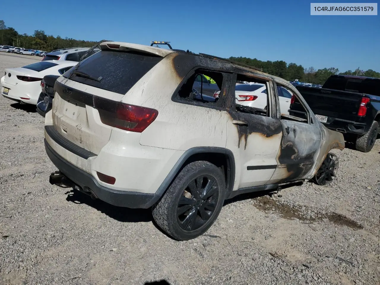 1C4RJFAG6CC351579 2012 Jeep Grand Cherokee Laredo