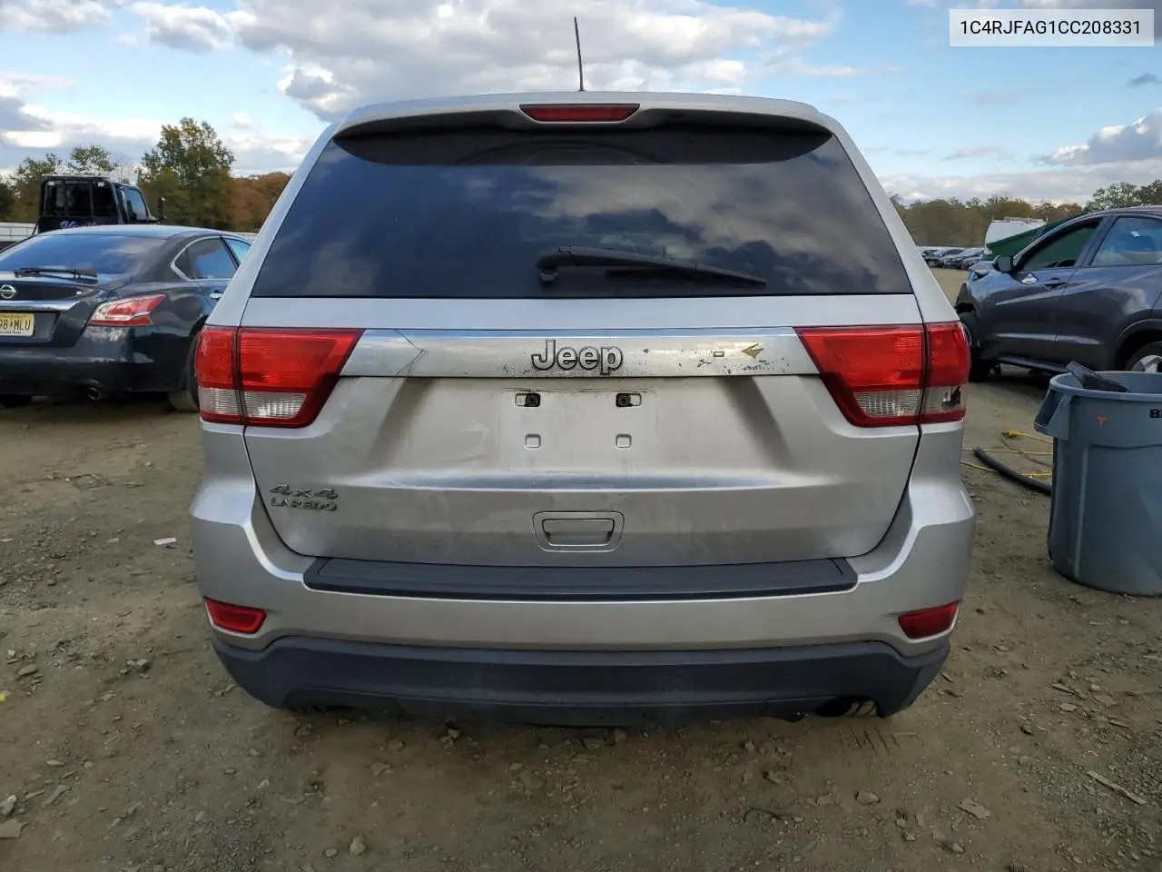 1C4RJFAG1CC208331 2012 Jeep Grand Cherokee Laredo