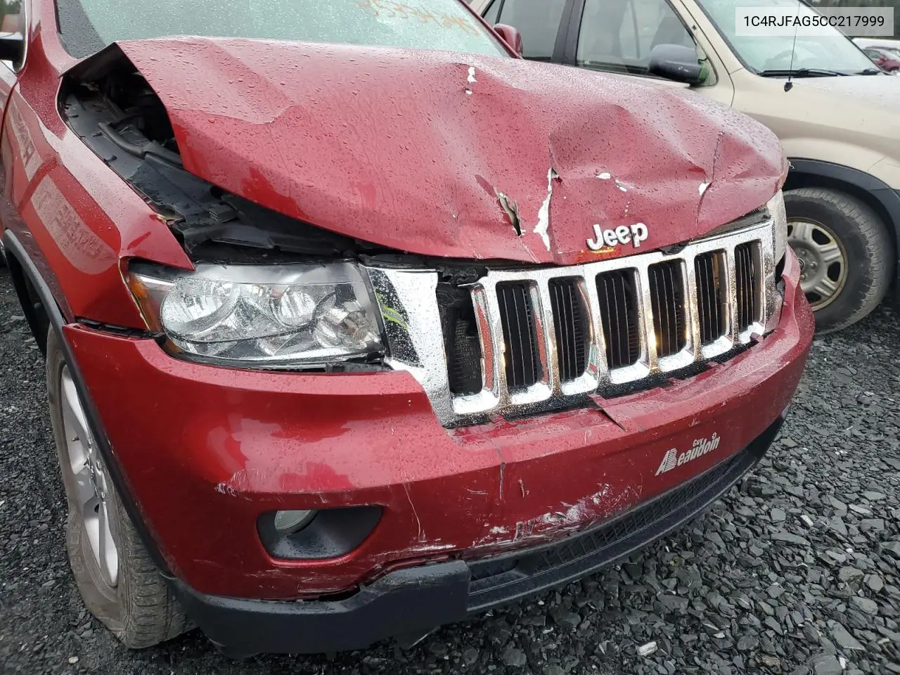 1C4RJFAG5CC217999 2012 Jeep Grand Cherokee Laredo